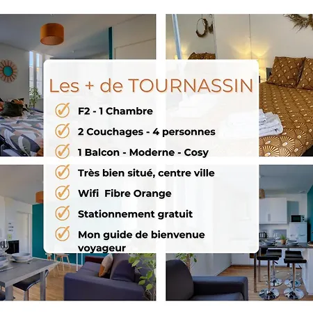 דירה Le Tournassin-balcon-stationnement Gratuit בורג-אן-ברס