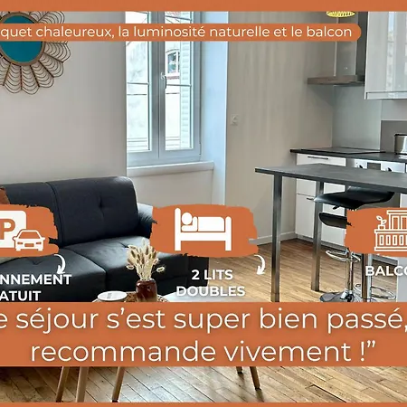 Le Tournassin-balcon-stationnement Gratuit Apartamento *